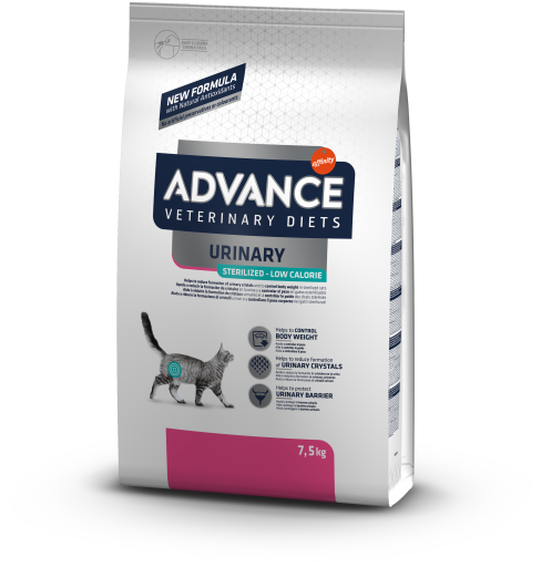Advance Veterinary Diets Cat Sterilized Urinary Low Calories Ração Seca para Gato 7,5 kg