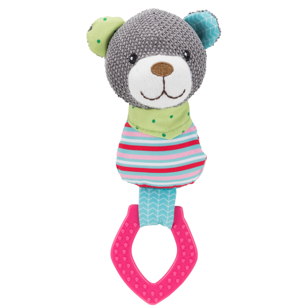 [TX36177] JUNIOR URSO (ARGOLA) EM TECIDO/POLIESTER 23 CM