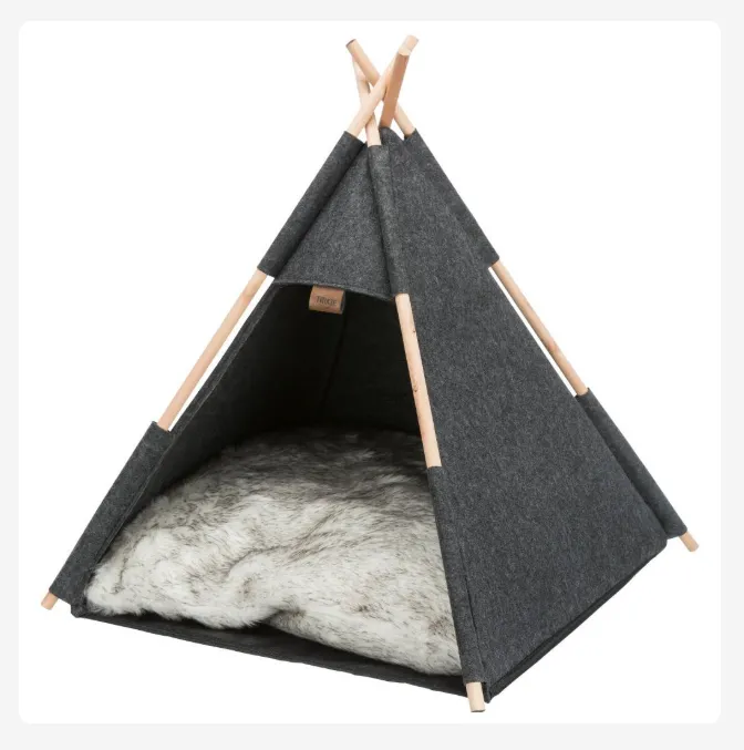 GRUTA "TIPI" EM FELTRO 55x65x55 CM (ANTRACITE)