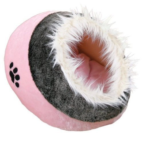 Gruta "Minou" em Pelucia (Rosa) Cama para Gato 35 × 26 × 41 cm