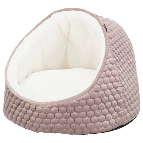 [TX36353] GRUTA "LIVIA" 45x33 CM (ROSA VELHO/CREME)