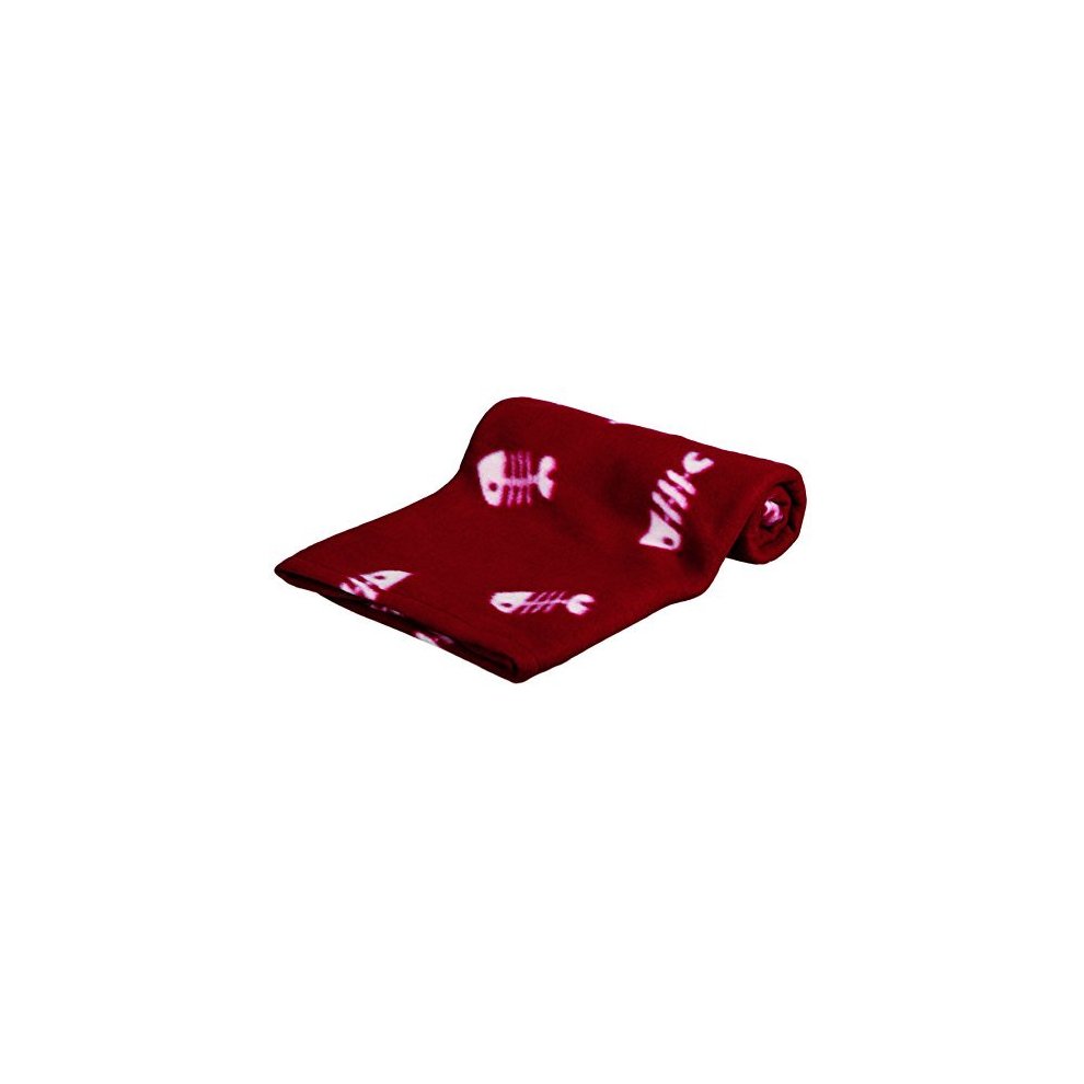 [TX37193] MANTA (COBERTURA SOFA) "BEANY" 100x70CM (BORD. C/ESP. PEIXE)
