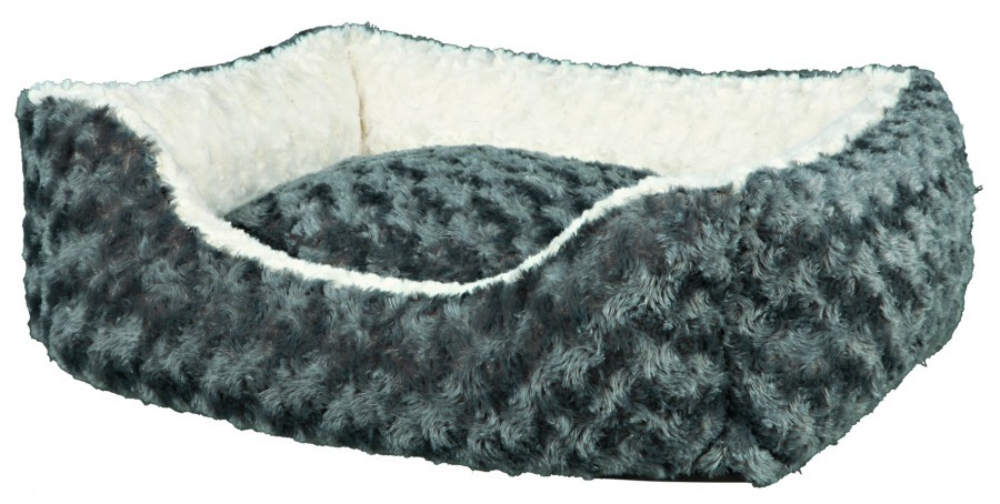 CAMA "KALINE" 65x50 CM (CINZA/CREME)