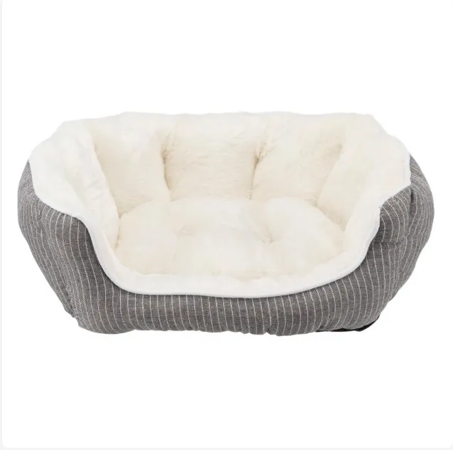 CAMA "DAVIN" 50x40 CM (CINZENTO/CREME)