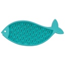 PLACA "LICK'N'SNACK" EM SILICONE 28 CM (VERDE)