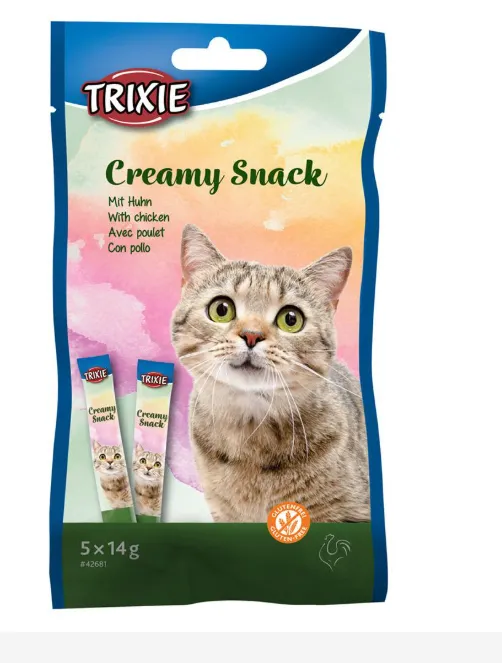 CREAMY SNACKS C/ FRANGO 5x14 GR