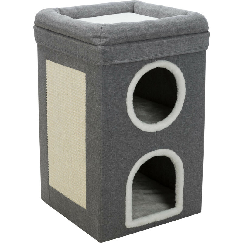 Tower "Saul" (Cinzento/Branco) Arranhador para Gato 64 cm