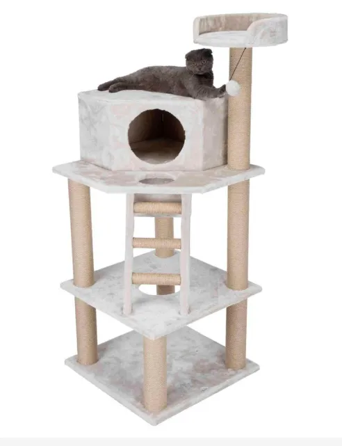 ARRANHADOR "MARLENA" P/ GATOS 151 CM (CINZA CLARO)