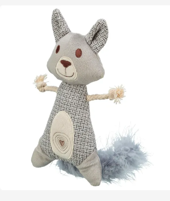 GUAXINIM XXL EM PELUCIA/COURO C/ CATNIP 20 CM/30 CM