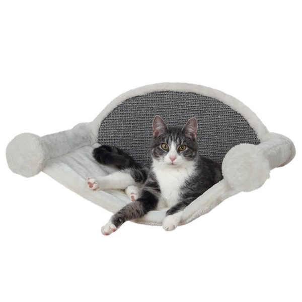 Hammock para Fixaçao Na Parede (Creme) Cama para Gato 54 × 28 × 33 cm