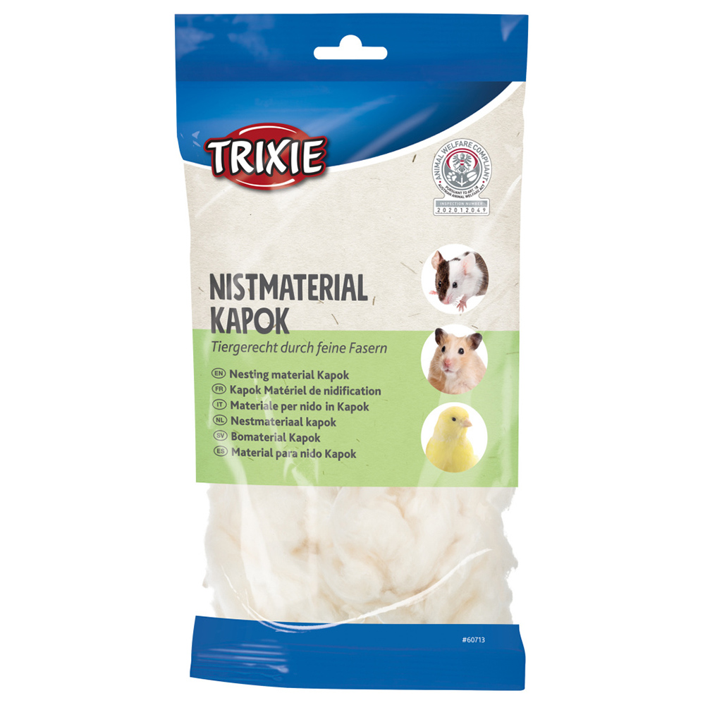 FIBRAS "KAPOK" P/ NINHO DE ROEDORES 40 GR (CREME)