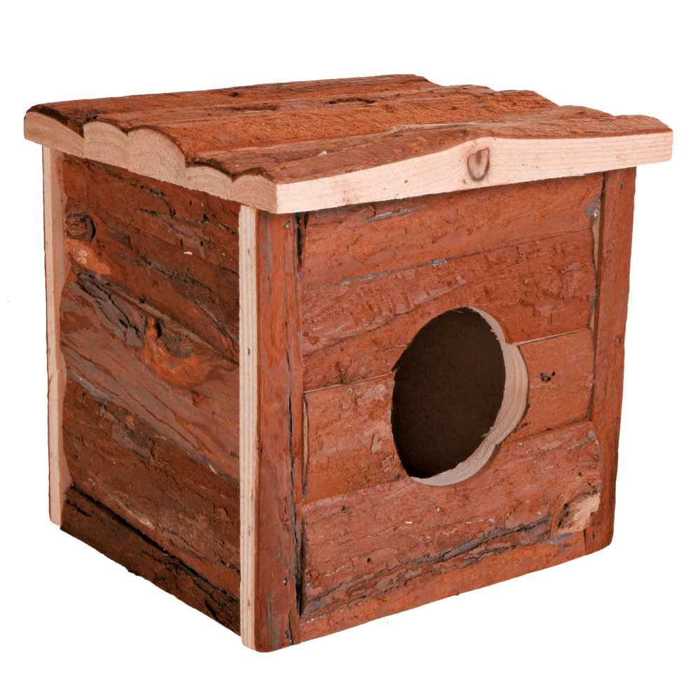 [TX62181] CASA "JERRICK" EM MADEIRA NATURAL 15x14x15 CM