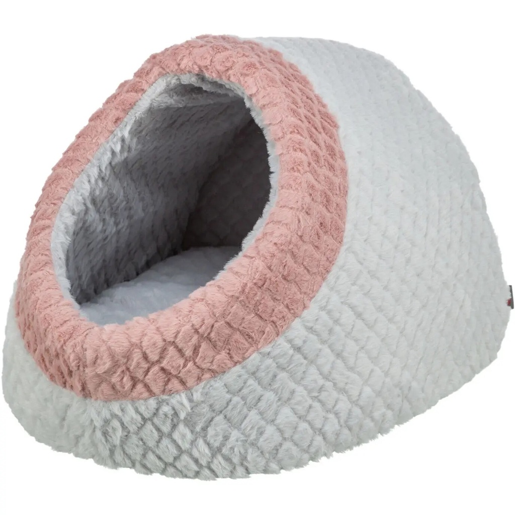 [TX389721] GRUTA "KALINE MIO" 35x26x41 CM (CINZENTO/ROSA VELHO)