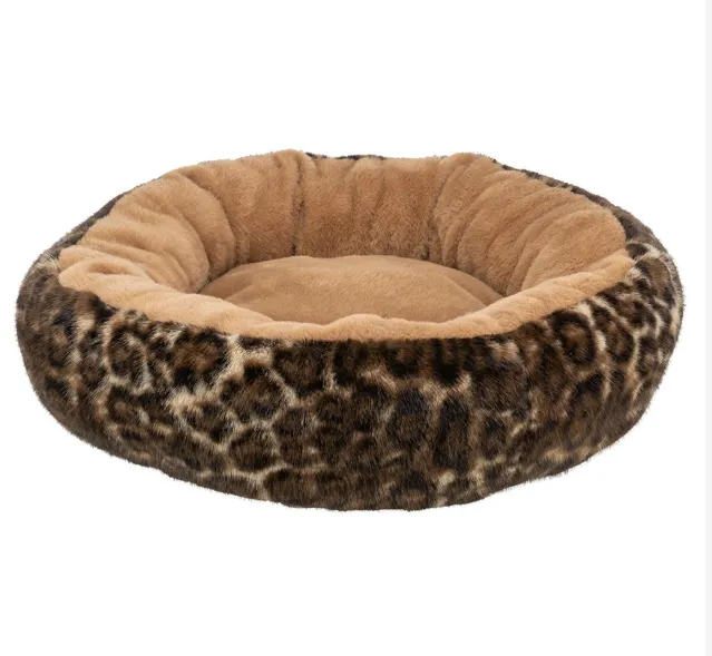 CAMA REDONDA "LEO" ø 50 CM (CASTANHO CLARO/CASTANHO)