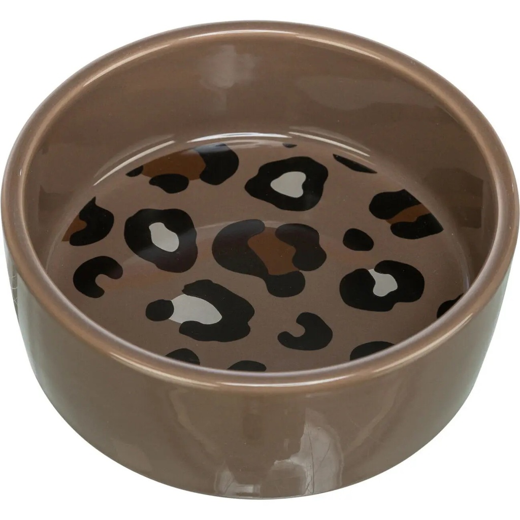 GAMELA EM CERAMICA "LEO" 0,3 LT / ø12 CM (CASTANHO)