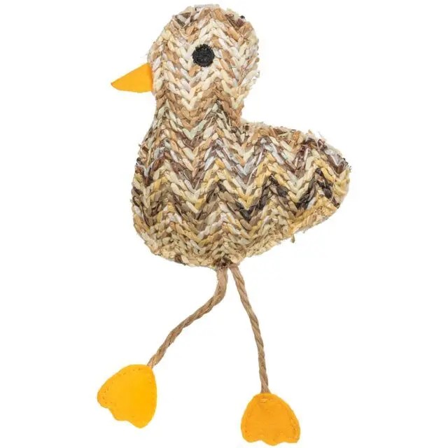 Pato em Poliester com Catnip Brinquedo para Gato 19 cm