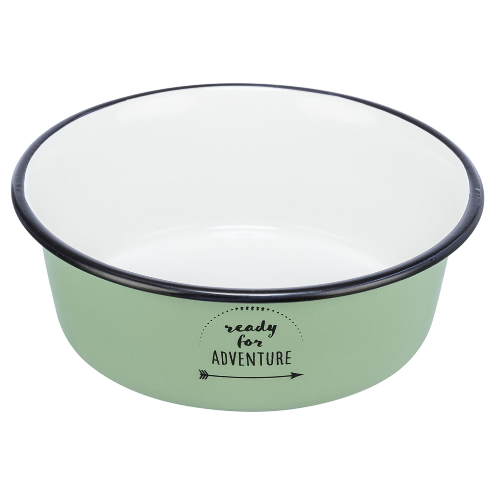 [TX25211] GAMELA EM ESMALTE/INOX 0,3 LT/ø 12 CM (VERDE)