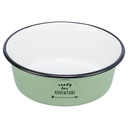 Trixie Comedouro em Esmalte e Inox Verde 300 ml Ø 12 cm