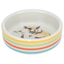 Trixie Comedouro de Cerâmica para Hamsters 80 ml Ø 8 cm