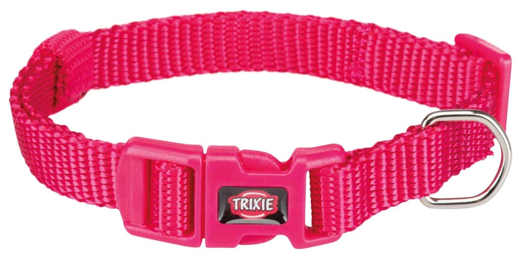 Coleira "Premium" (XS–S) 22- / (Fuchsia) Acessório de Passeio para Cão 35 cm 10 mm