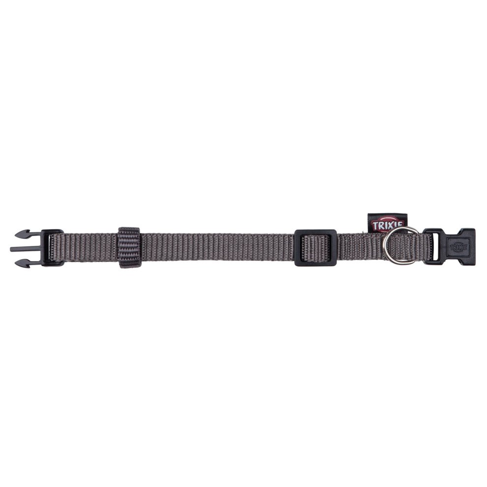 Coleira "Premium" (S–M) 30- / (Antracite) Acessório de Passeio para Cão 45 cm 15 mm
