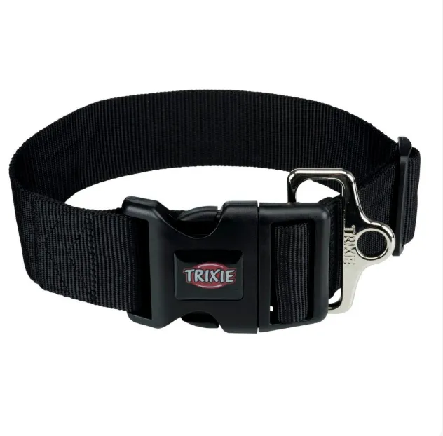 Trixie Coleira "Premium" (M-l) 40-60 cm / 50 mm (Preto)