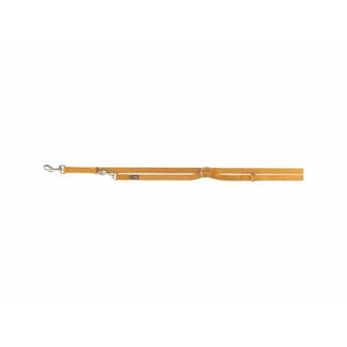 Trela Ajustavel "Premium" (M–L) 2,00 Mt / (Caril) Acessório de Passeio para Cão 20 mm