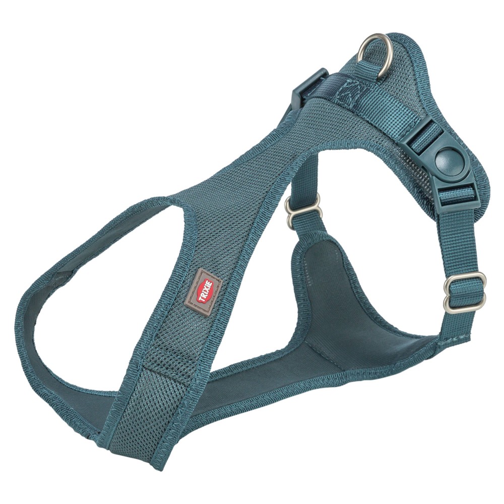 Peitoral "Comfort Soft" (S–M) 35- / (Petroleo) Acessório de Passeio para Cão 60 cm 20 mm