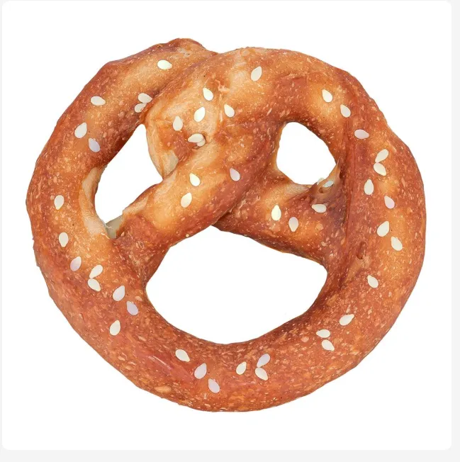 DENTAFUN PRETZEL C/ PATO ø9 CM / 40 GR (100 unid.)