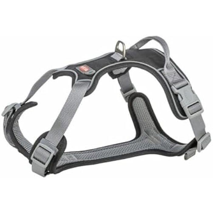 Peitoral "Premium Active" (XS–S) 30- / (Preto) Acessório de Passeio para Cão 40 cm 15 mm