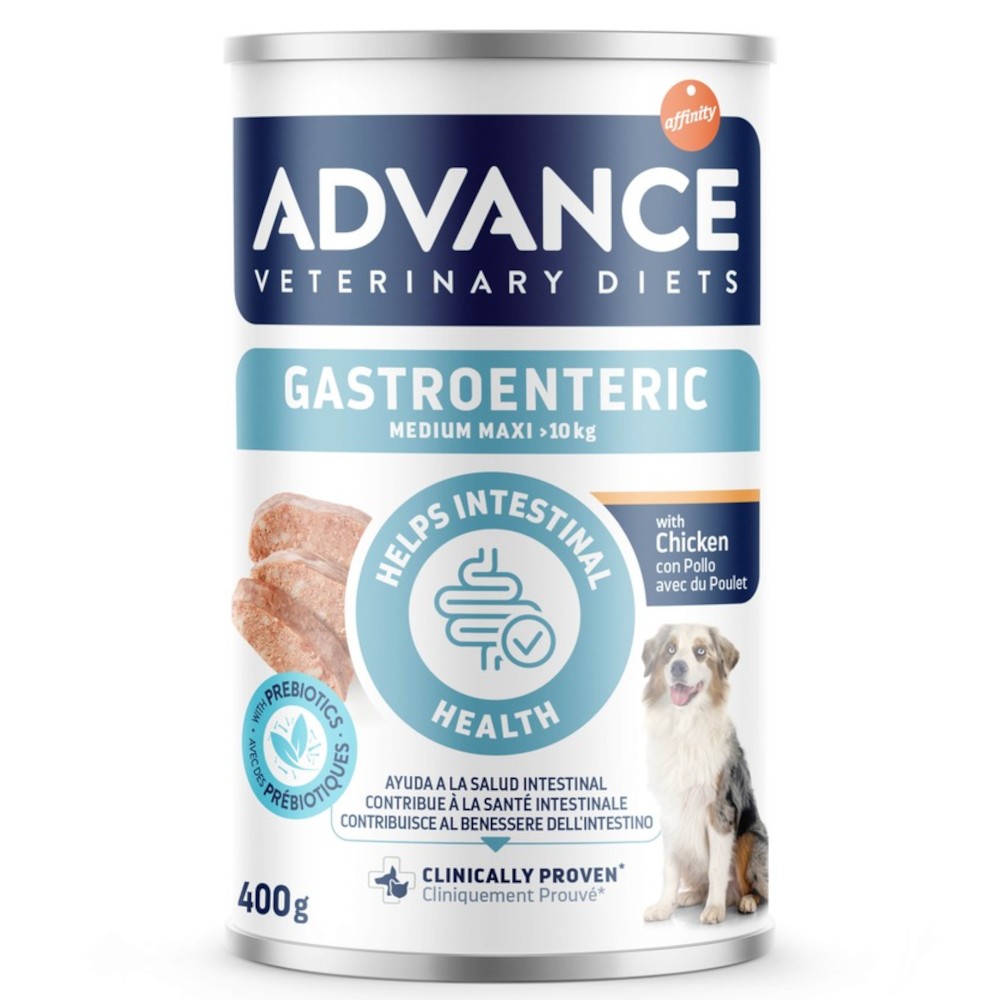 Advance Veterinary Diets Dog Wet Gastroenteric Alimento Dietético Húmido para Cão 400 g