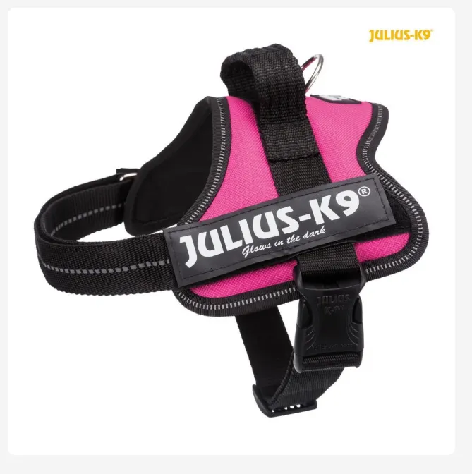 PEITORAL "JULIUS-K9" (2XL/3) 82-118 CM (FUCHSIA)