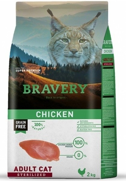 [BV20507] BRAVERY CHICKEN ADULT CAT STERILIZED 7 KG