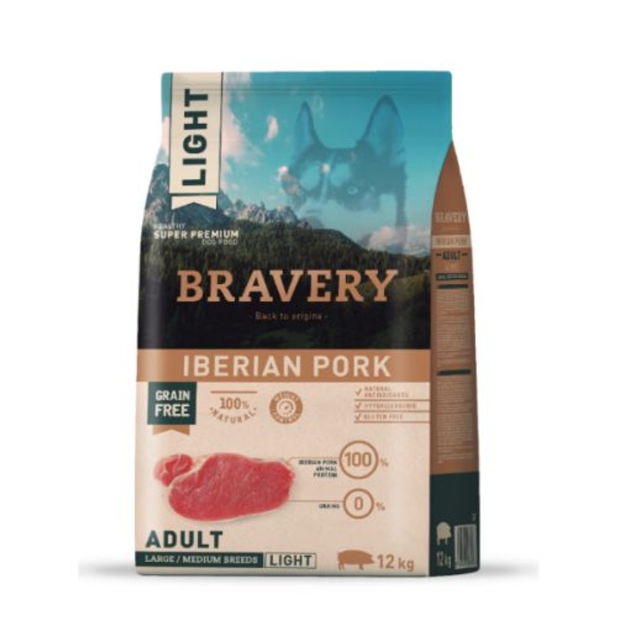 [BV10612] BRAVERY IB. PORK ADULT MED/LARGE (LIGHT) 12 KG