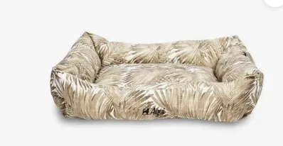 Agui Aloha Cama — Sand Brown para Cão e Gato 50 × 38 × 19 cm