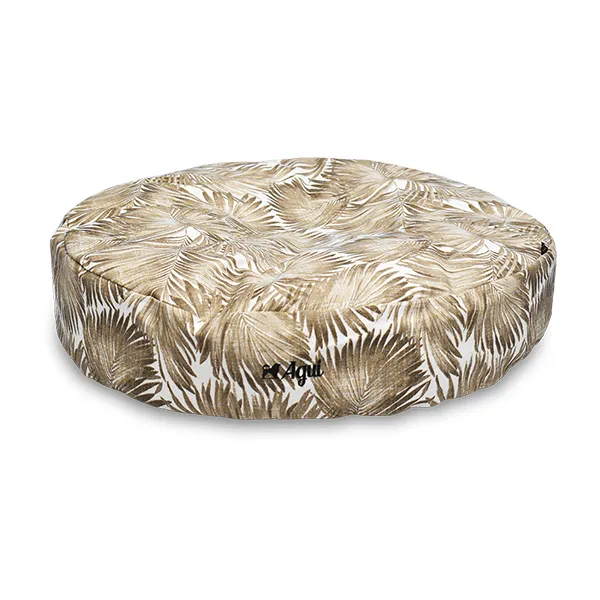 Agui Aloha Puff — Sand Brown Cama para Cão e Gato 72 × 15 cm