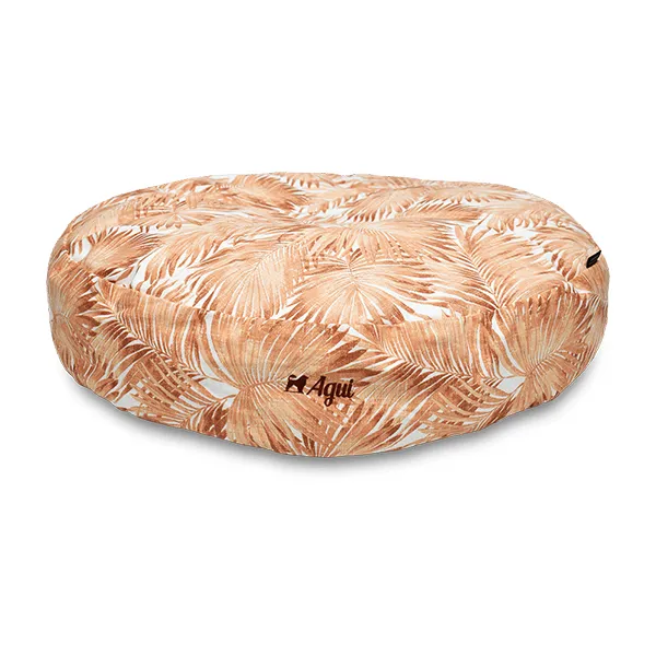 Agui Aloha Puff — Sunset Orange Cama para Cão e Gato 72 × 15 cm