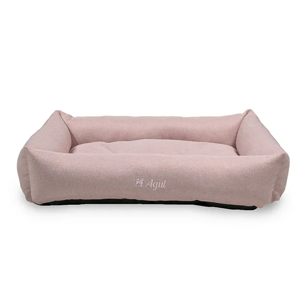 Agui Elemental Cama — Rose Pink para Cão e Gato 65 × 50 × 17 cm