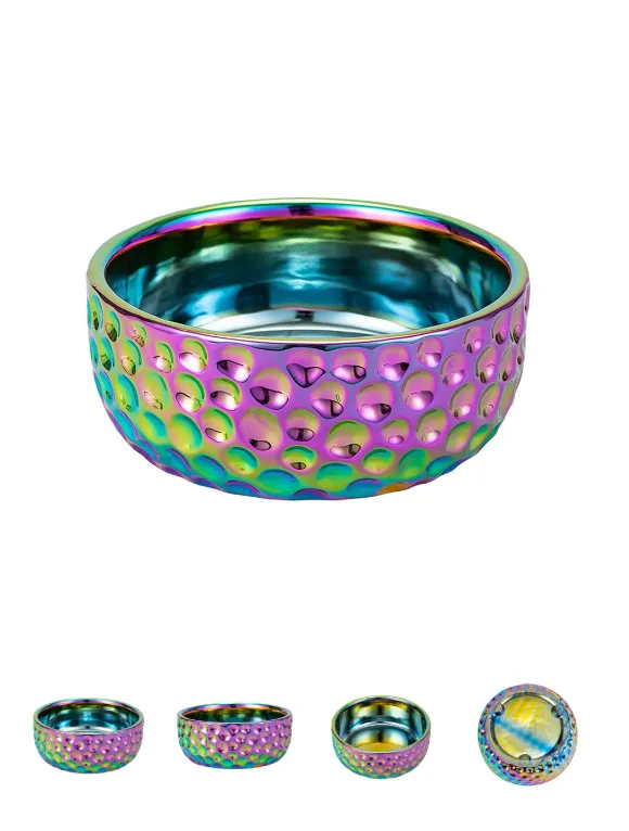 COMEDOURO MOON - CHROME 12x12x5 CM (250ML)