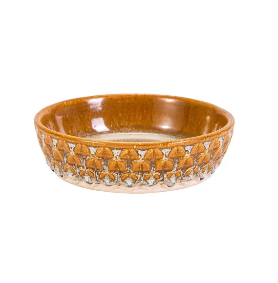 [F060220112] COMEDOURO TITAN - RUST 14x14x4 CM (250ML)