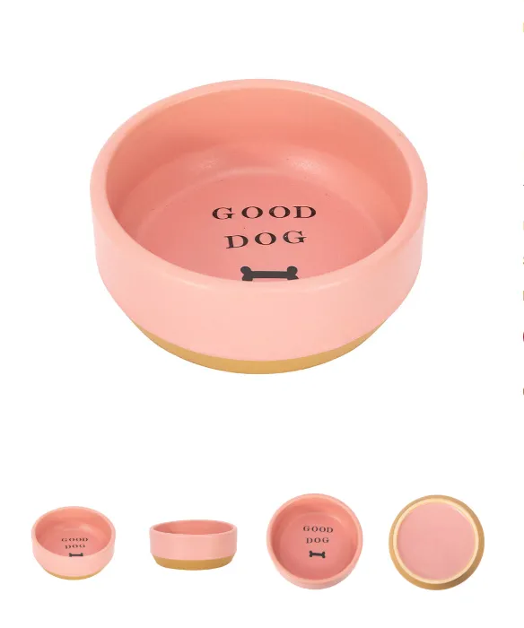 COMEDOURO CYLLENE - PINK 14x14x5,5 CM (450ML)
