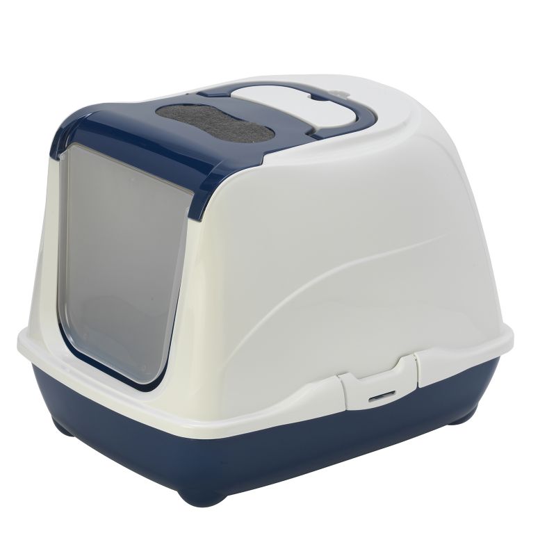[MOD-C230-0331-0040] WC FECHADO "FLIP CAT LARGE" - 50,2x38,8x37,7 CM - BLUE BERRY