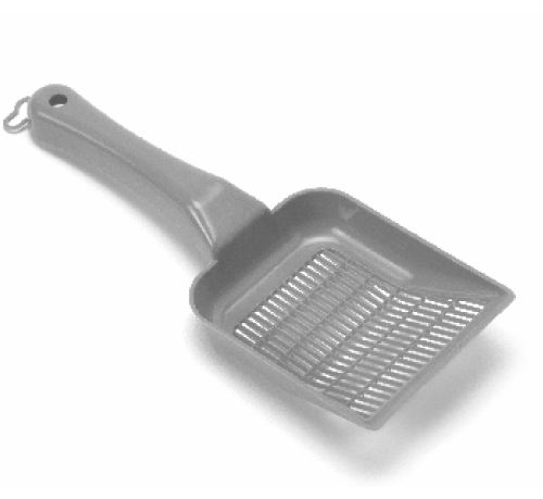 [MOD-C155-0330-0040] PÁ P/ WC "SMALL GRID SCOOP" - 27,8x10,3x4,3 CM - WARM GREY