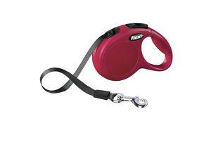 Flexi New Classic XS Fita Vermelho Acessório de Passeio para Cão 3 m