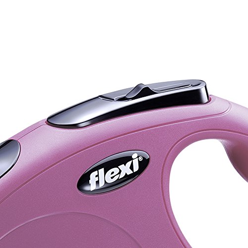 Flexi New Classic XS Fita Rosa Acessório de Passeio para Cão 3 m