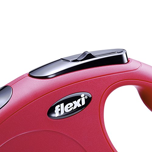 Flexi New Classic S Fita Vermelho Acessório de Passeio para Cão 5 m