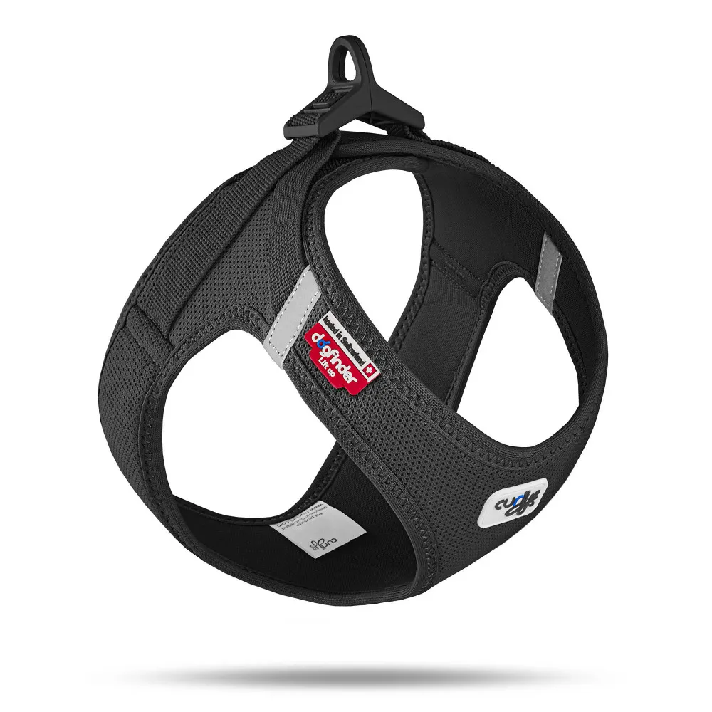 Curli Peitoral Curli Clasp Air-mesh Preto XS (Su2790) Acessório de Passeio para Cão