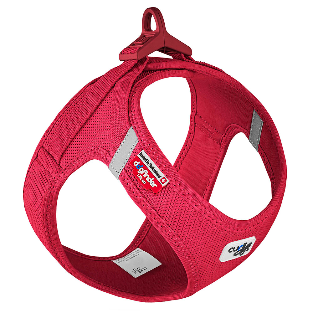Curli Peitoral Curli Clasp Air-mesh Vermelho S (Su2798) Acessório de Passeio para Cão