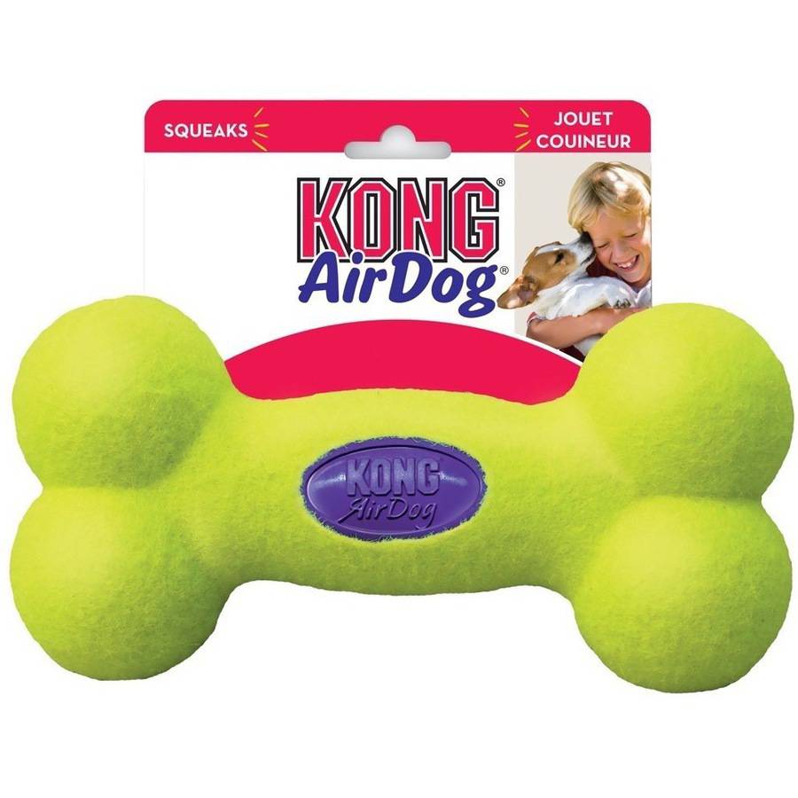 KONG Airdog Squeaker Bone Medium (Asb2e) Snack para Cão