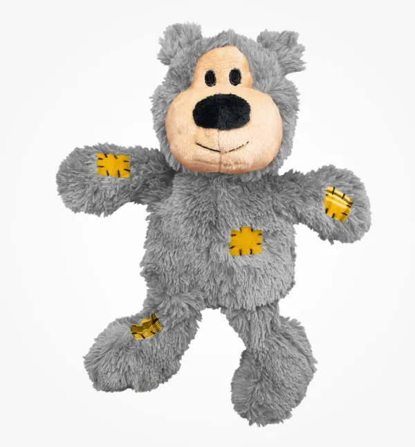 KONG Wildknots Bear Cinzento XS (Nkr5e) Brinquedo para Cão
